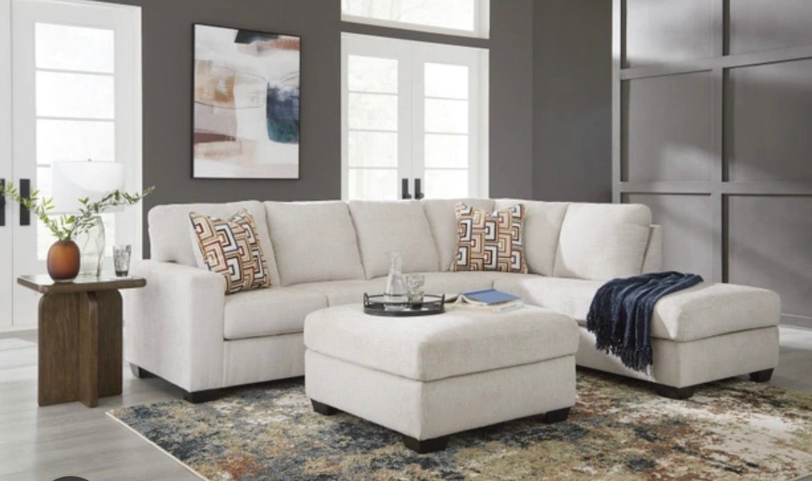 Avimore sectional 2pc stone color