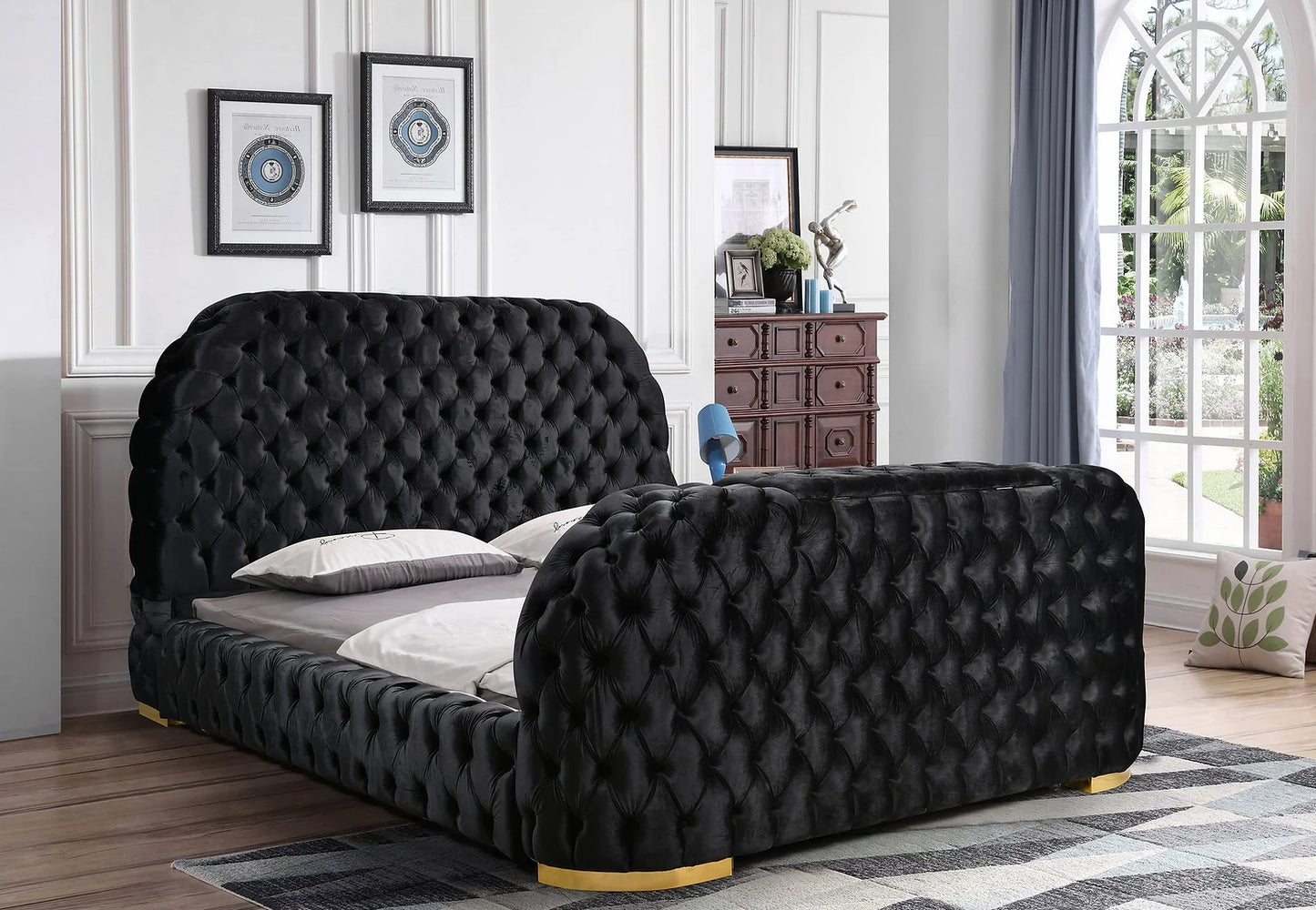 Blaze TV Bed Black TV Bed