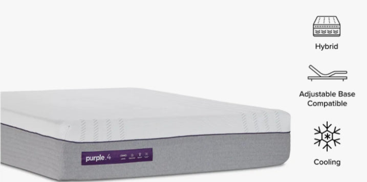 Purple 4 premier Hybrid king mattress