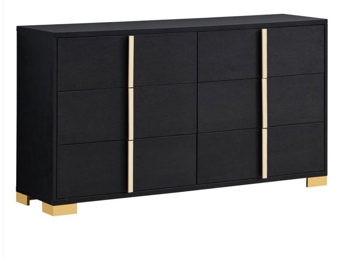 MARCELINE 4-PIECE QUEEN BEDROOM SET BLACK