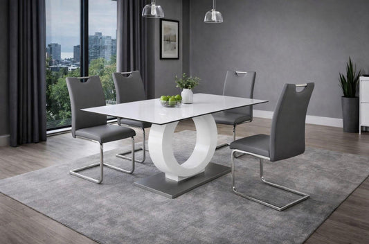 Gabriella dining table with 4 chairs