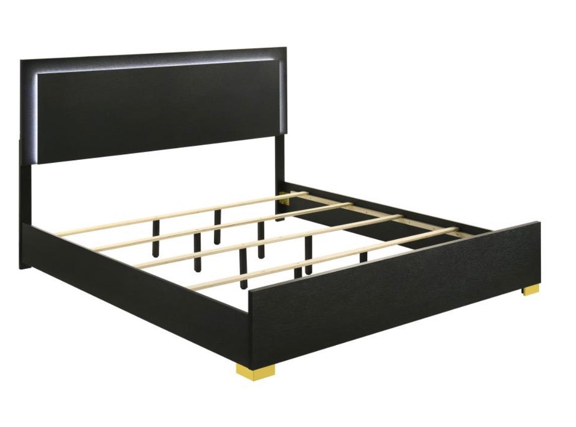MARCELINE 4-PIECE QUEEN BEDROOM SET BLACK