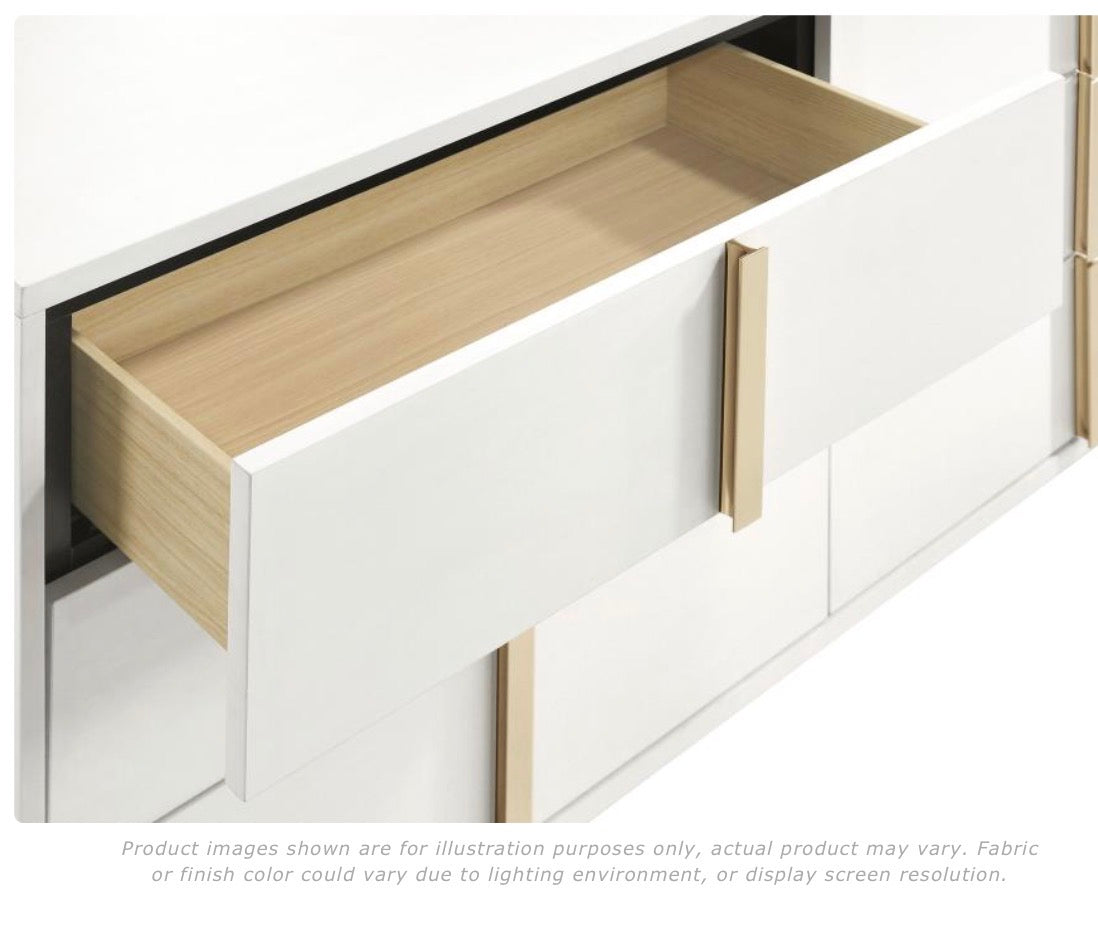 MARCELINE 4-PIECE QUEEN BEDROOM SET WHITE