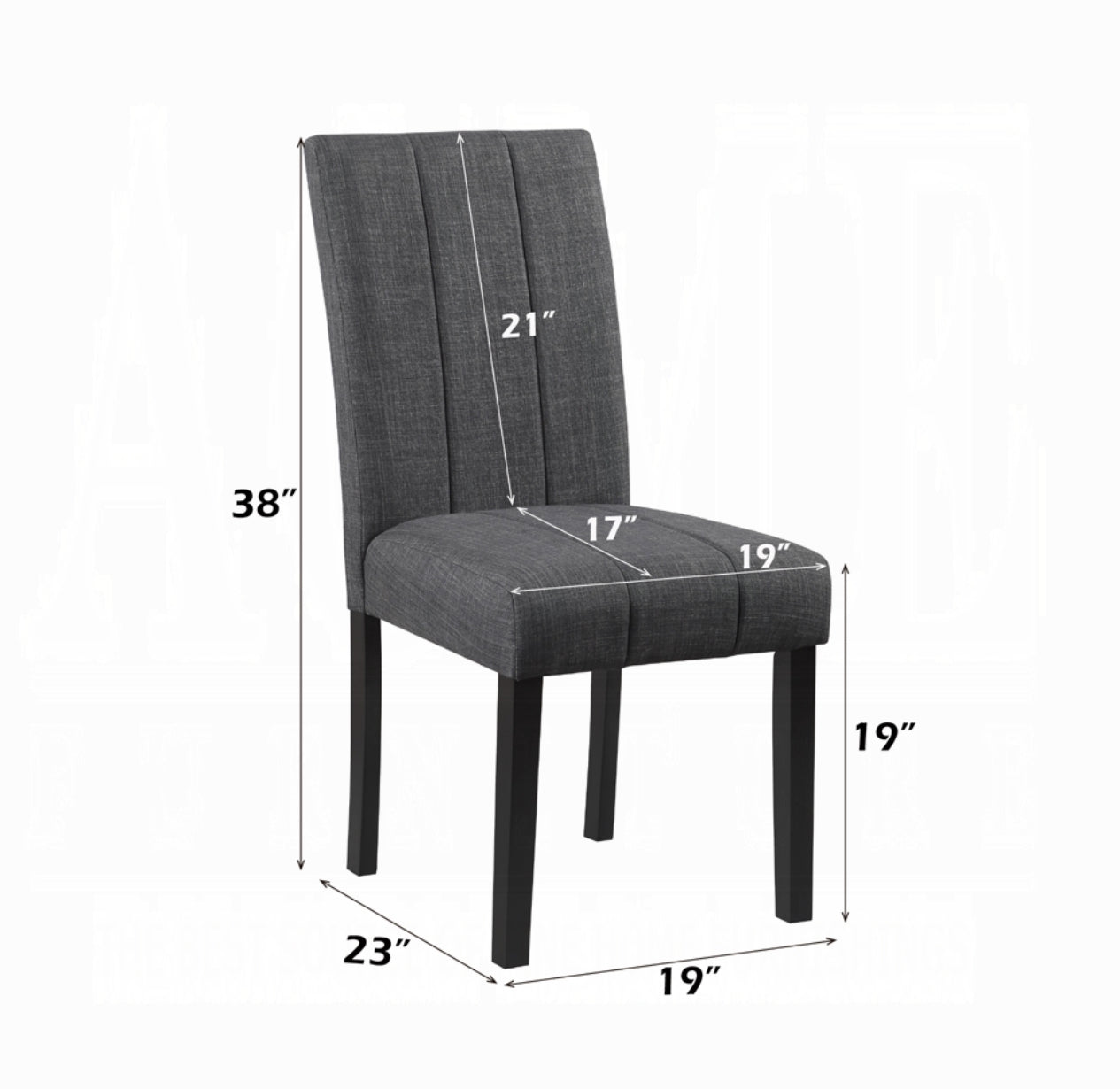 Kusa 5PC Pack Dining Set W/Engineered Stone Top