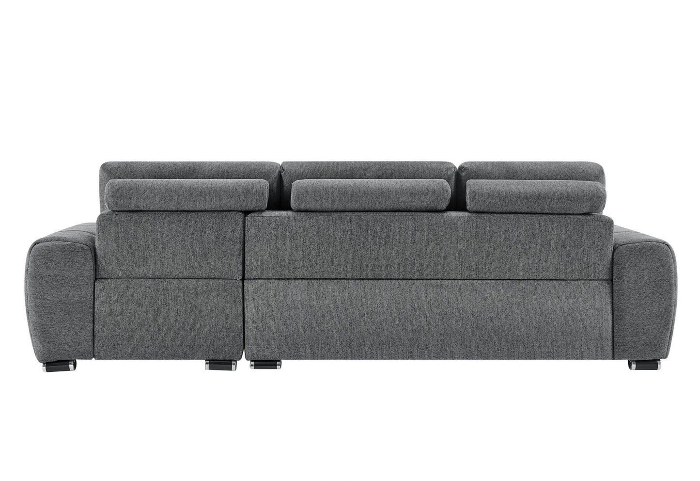 ROMA Sectional Dark Grey – LEFT O RIGHT FACING CHAISE