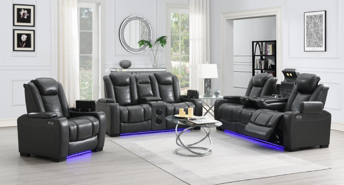 U93-2PC POWER RECLINING SOFA-POWER RECLINING LOVESEAT