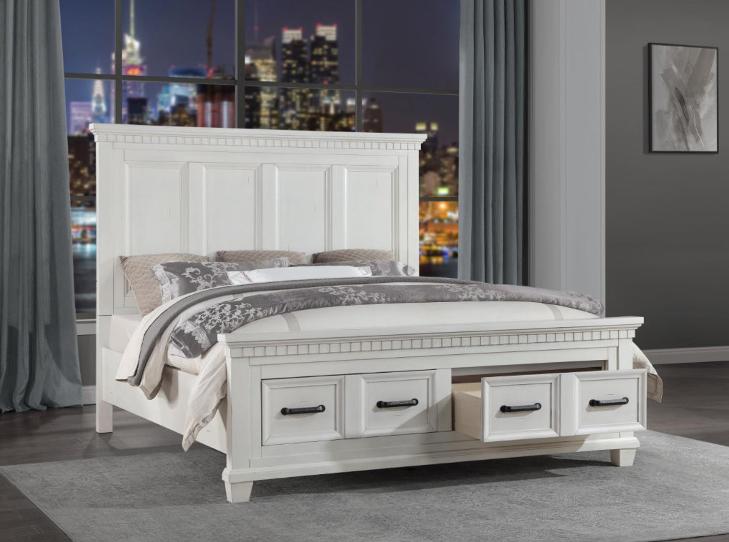 UF QUEEN BED FRAME - DRESSER - MIRROR- NIGHTSTAND