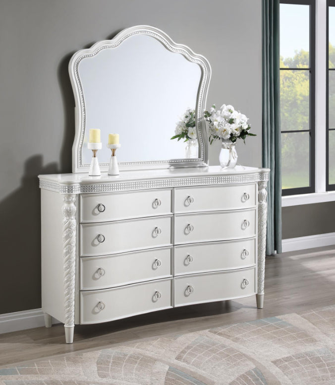 B033-QDM	QUEEN BED - DRESSER - MIRROR -NIGHT STAND