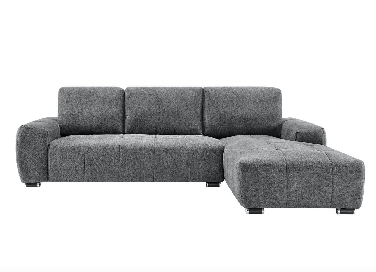 ROMA Sectional Dark Grey – LEFT O RIGHT FACING CHAISE
