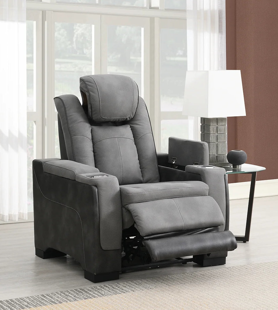 Luxury Arcadia Gray 3piece Sofa + Loveseat Set+ Chair
