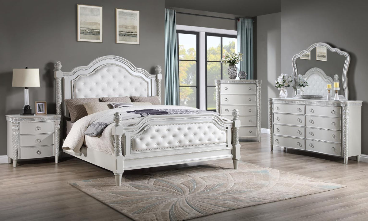 B033-QDM	QUEEN BED - DRESSER - MIRROR -NIGHT STAND