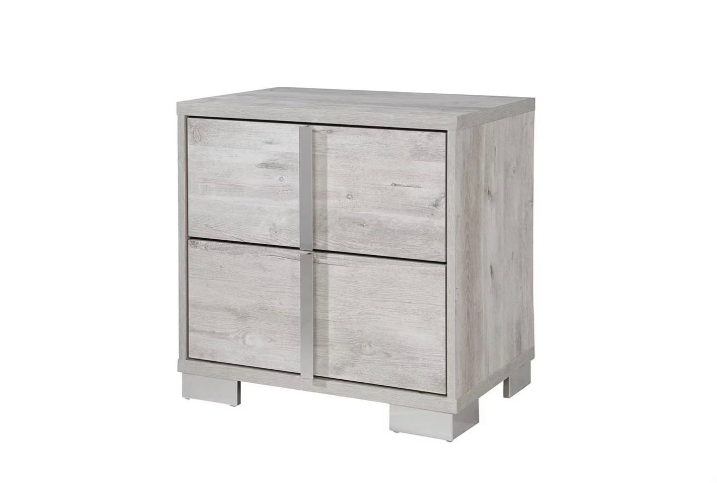 Juliet White  or Juliet Gray Queen 4 Piece bedroom Set (queen bed, dresser, mirror, nightstand