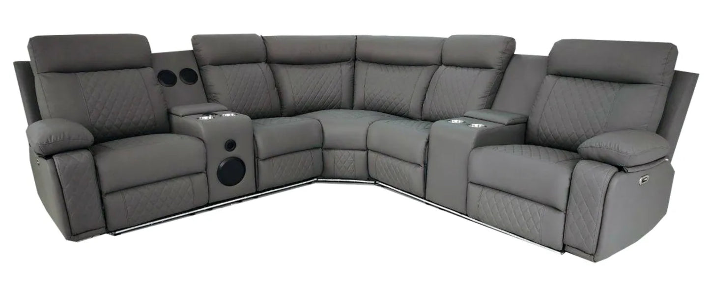 CHICAGO Power Sectional White or Black