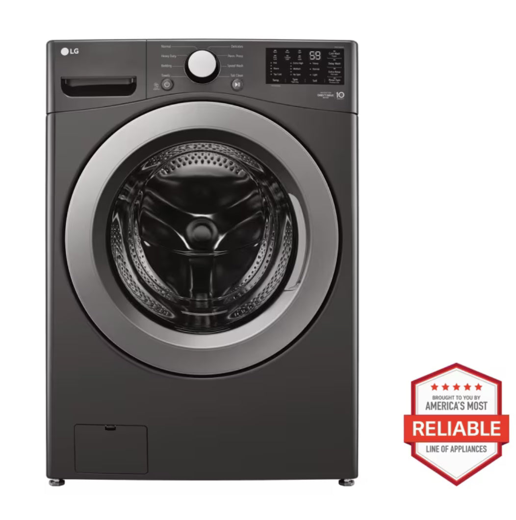 LG
5.0 cu. ft. Stackable Front Load Washer with 6 Motion Cleaning Technology and 
7.4 cu. ft. Vented Stackable Electric Dryer with Sensor Dry Technology on silver color