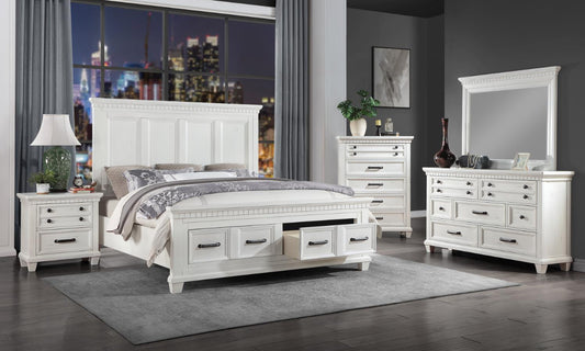 UF QUEEN BED FRAME - DRESSER - MIRROR- NIGHTSTAND