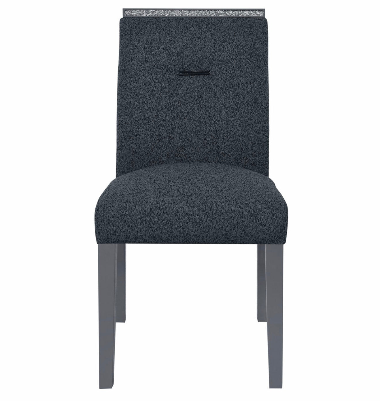 MONACO DARK GREY OR WHITE DINING TABLE AND 4 MONACO DARK GREY DINING CHAIRS