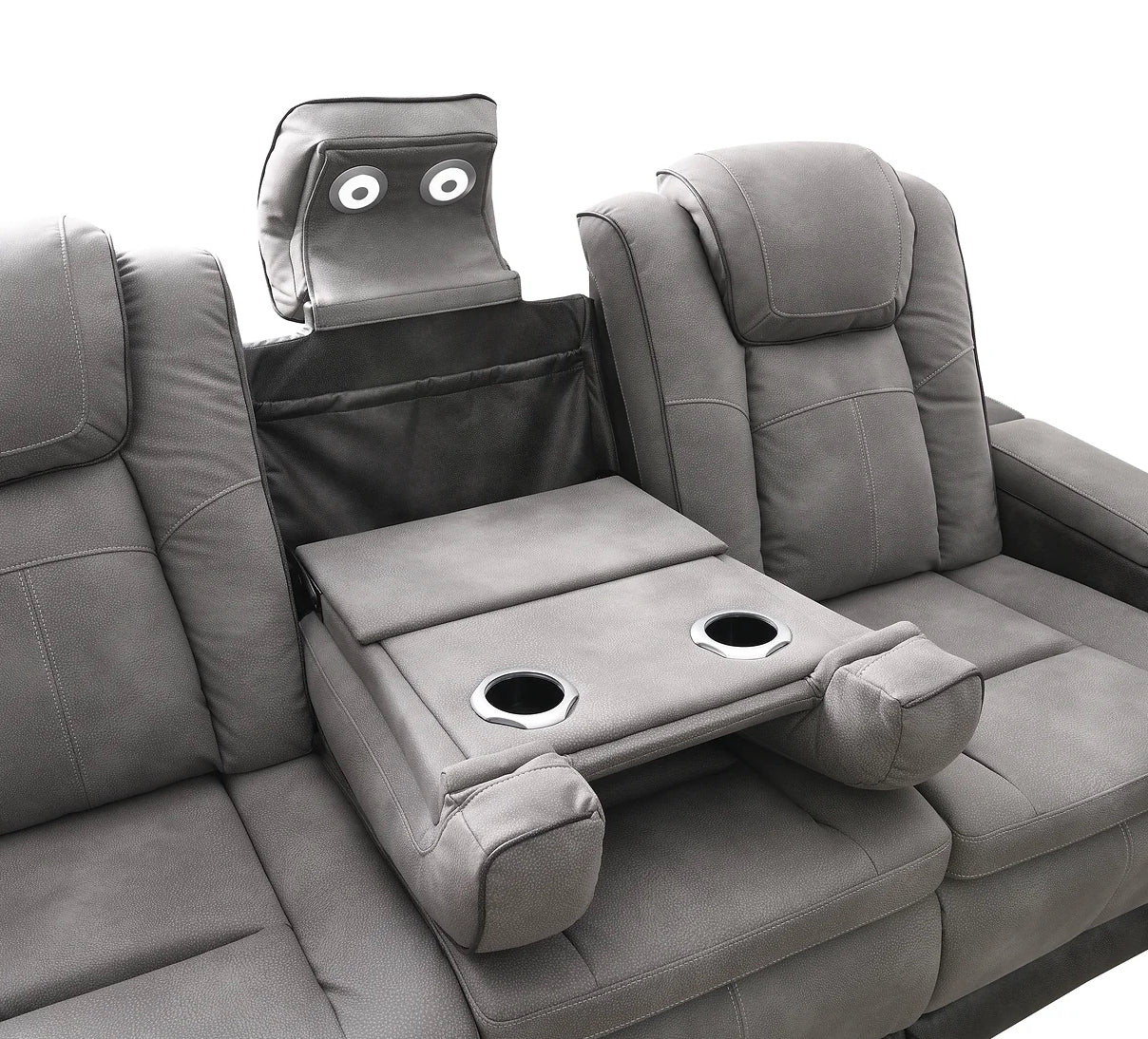 Luxury Arcadia Gray 3piece Sofa + Loveseat Set+ Chair