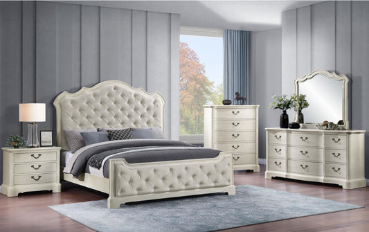 B456 - ZAYDEN 4 PC (Queen Bed, Dresser, Mirror, Nightstand)