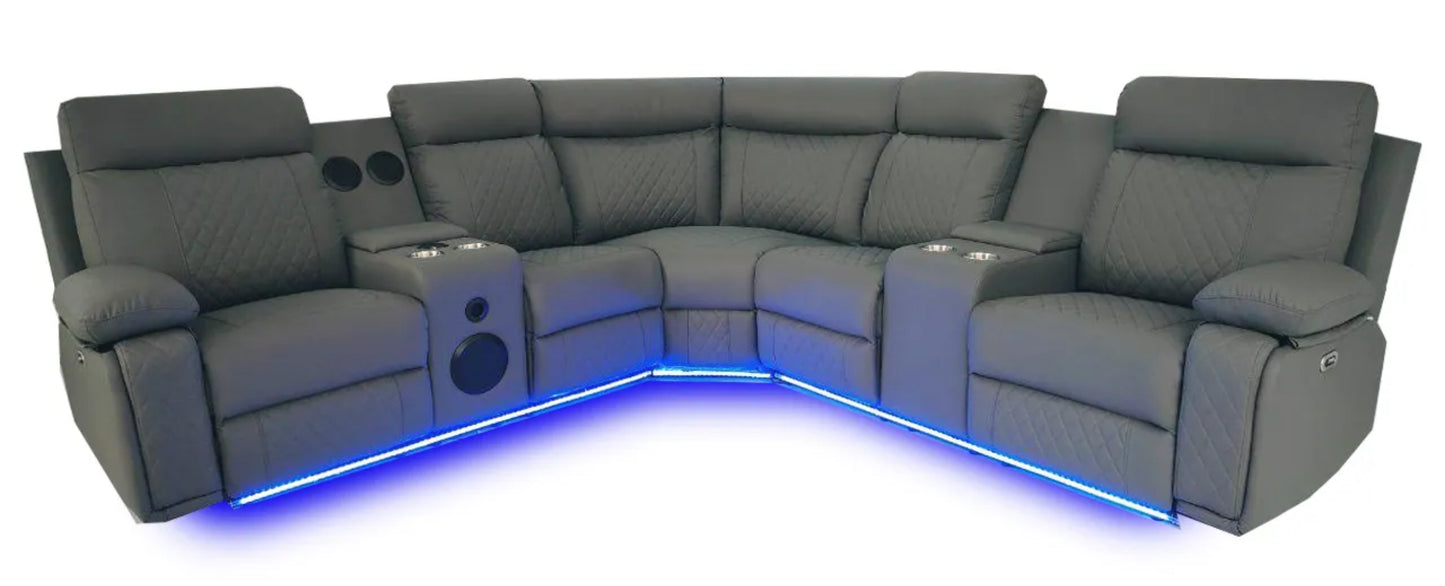 CHICAGO Power Sectional White or Black