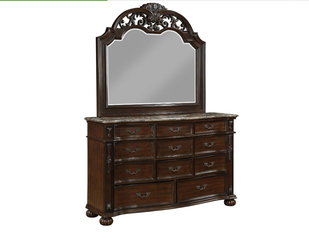 B580 - ATLAS 4 PC (King Bed, Dresser, Mirror, Nightstand)