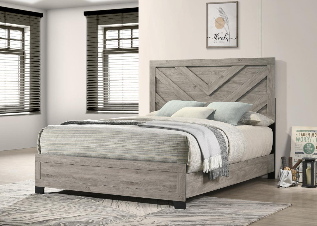 B528-QDM	QUEEN BED-DRESSER-MIRROR-NIGHT STAND