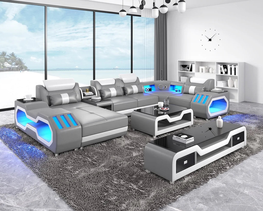Nevada Gray & White Sectional

8-Pc Sectional Chaise
