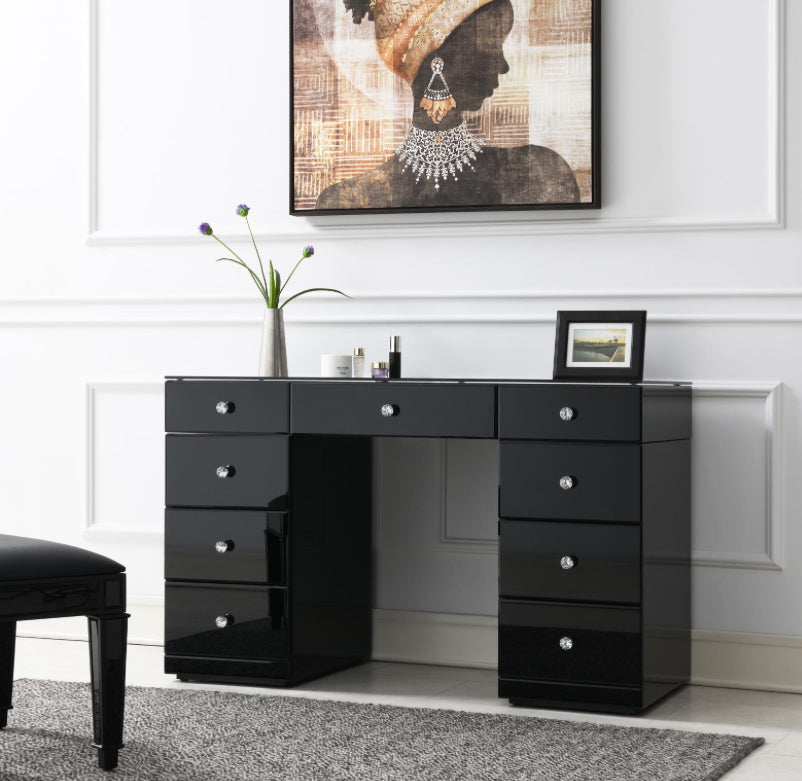 GLAMOUR VANITY SET (DRESSER + MIRROR BLUETOOTH SPEAKER WITH LIGHTS)