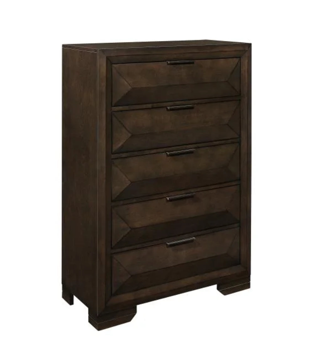 Mabel B175 5 Piece Set Includes: King Bed, Dresser, Mirror, Nightstand, Chest