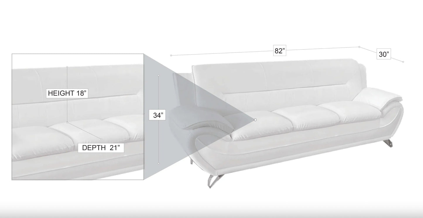 Venecia Sofa Set Grey. (SOFA AND LOVESEAT)