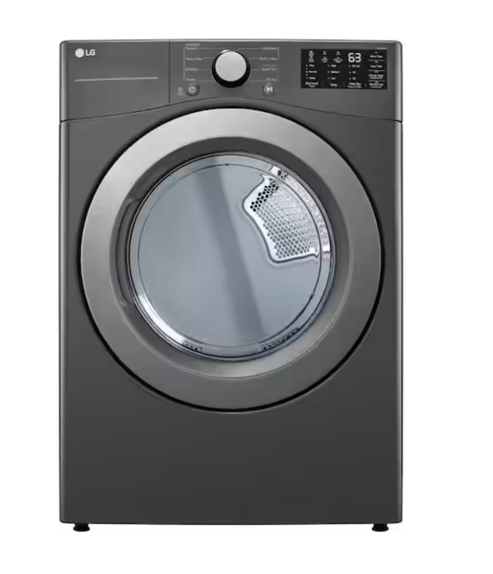 LG
5.0 cu. ft. Stackable Front Load Washer with 6 Motion Cleaning Technology and 
7.4 cu. ft. Vented Stackable Electric Dryer with Sensor Dry Technology on silver color