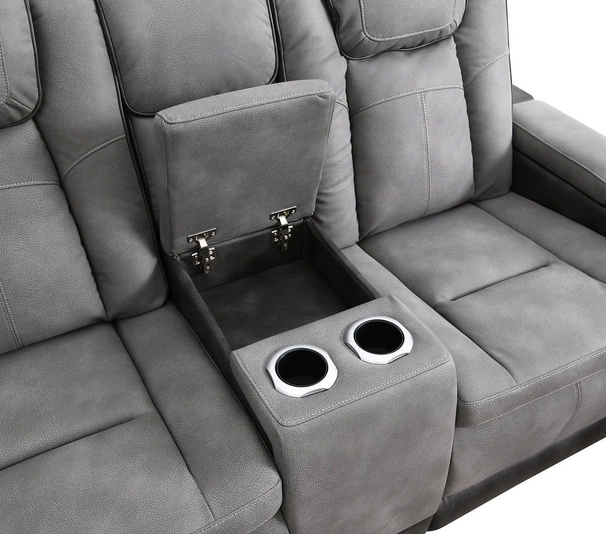 Arcadia Gray  Sofa + Loveseat Set