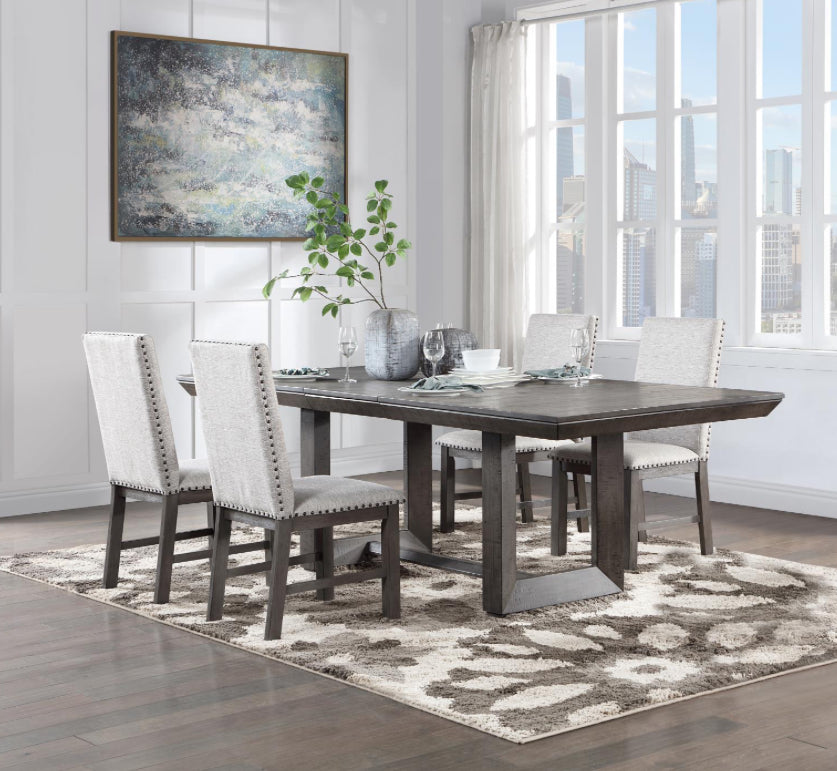 D111-7PC	DINING TABLE & 6 CHAIRS