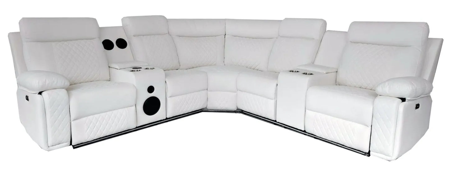 CHICAGO Power Sectional White or Black