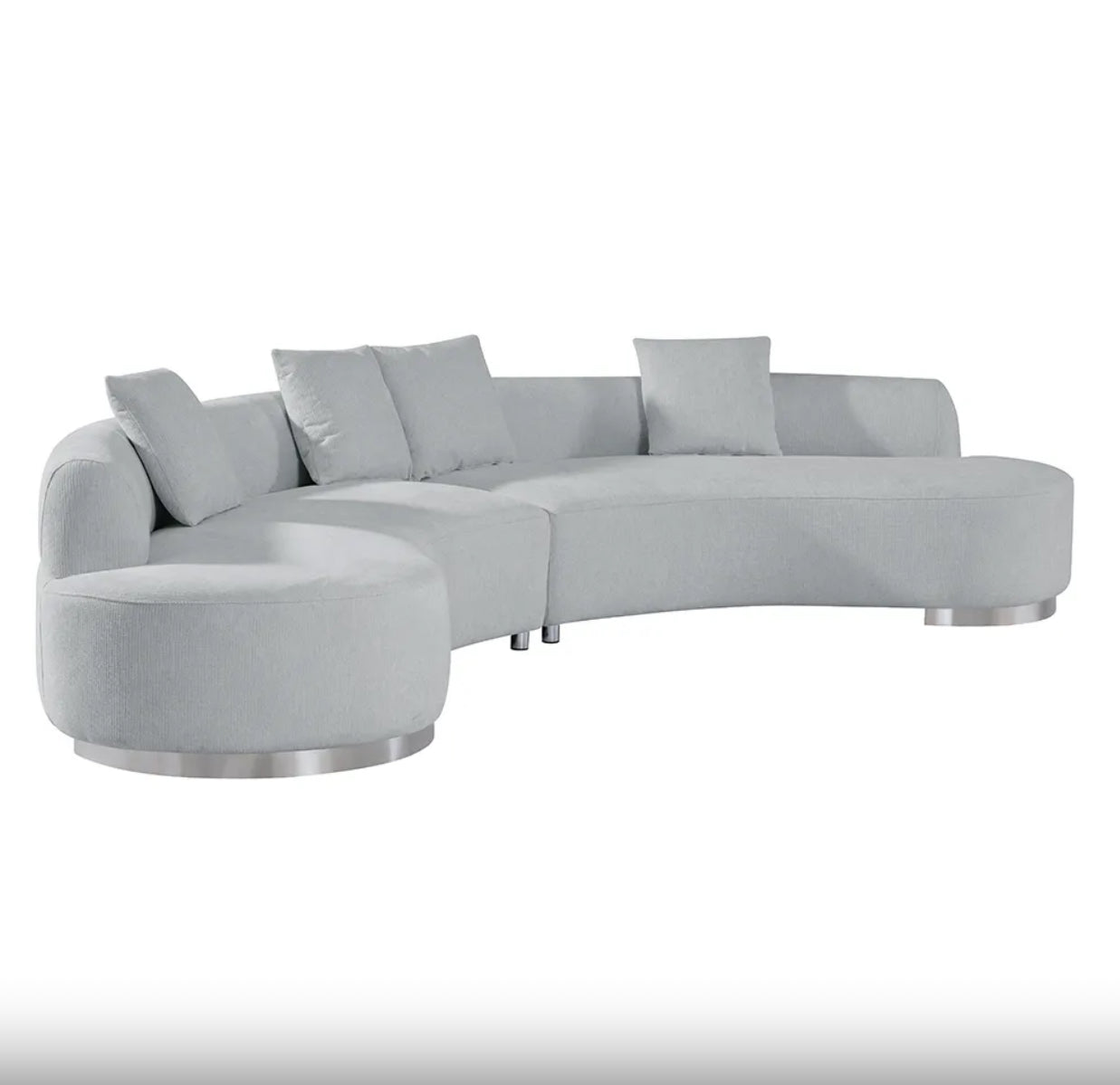 Brickell Contemporary Sofa Grey