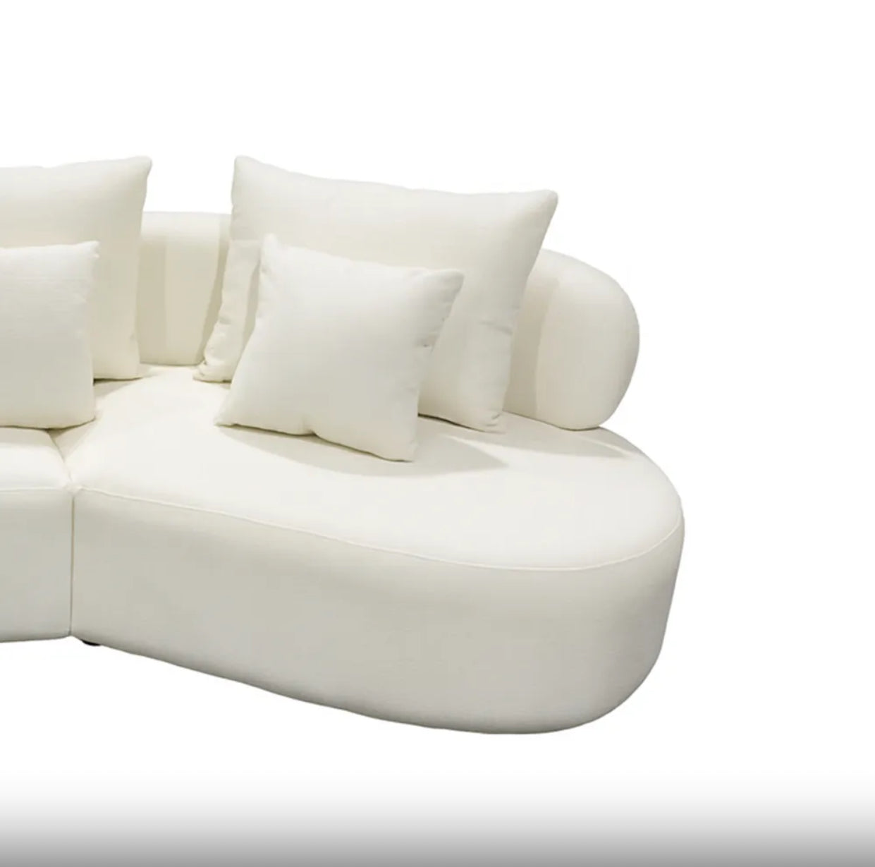 Grace Sectional Sofa with pillows.    Beige or Grey