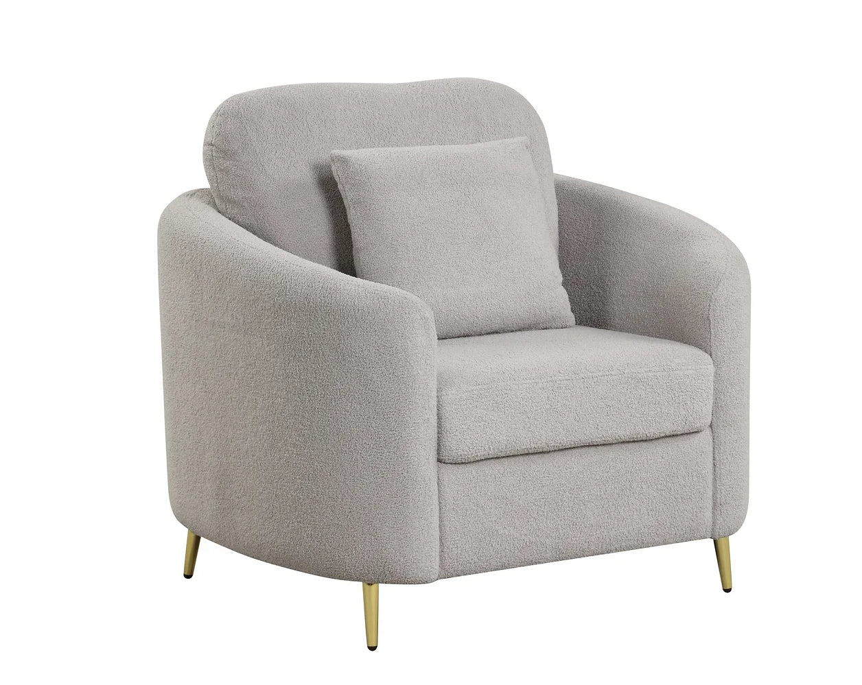 Oslo Gray 3pc Sofa + Loveseat +Chair Set