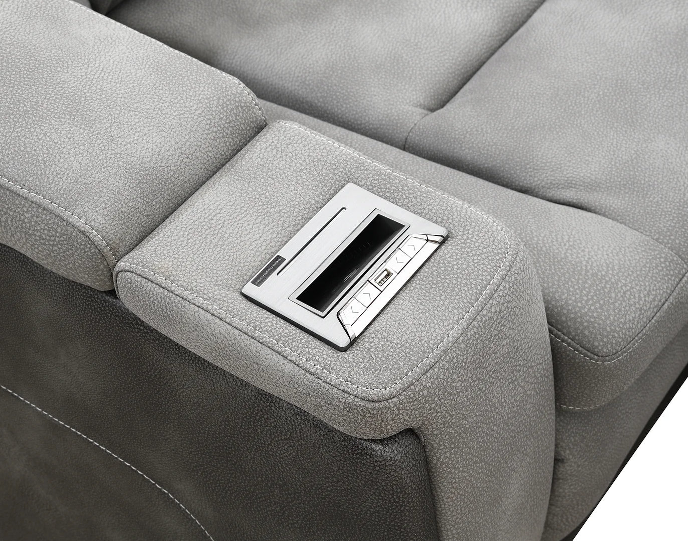 Luxury Arcadia Gray 3piece Sofa + Loveseat Set+ Chair