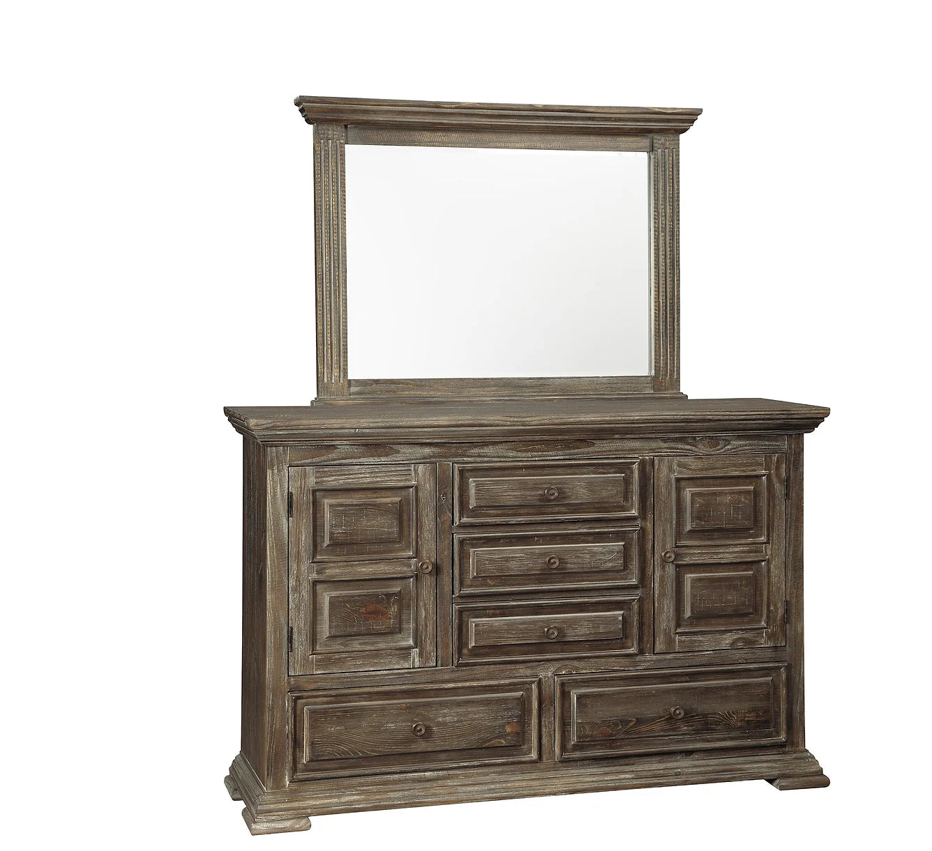 Wendy Norah King 4 Piece Set  Includes: Bed, Dresser, Mirror, Nightstand