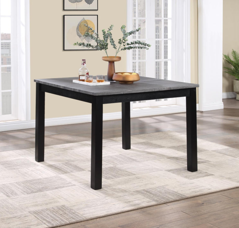 D199-5	GRAY COUNTER TABLE W/ 4 CHAIRS