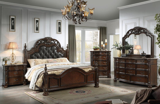 B580 - ATLAS 4 PC (King Bed, Dresser, Mirror, Nightstand)