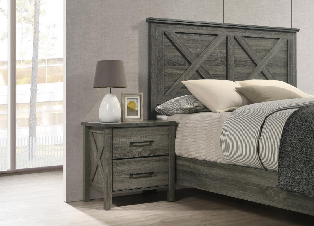 B522-QDM	QUEEN BED-DRESSER-MIRROR- nightstand