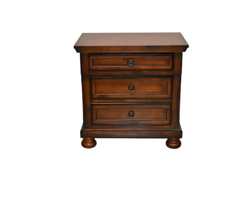 B420 - CARSON BROWN 4 PC ( King Bed, Dresser, Mirror, Nightstand )