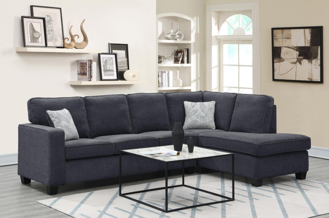 U310	SLATE GRAY 2 PC SECTIONAL