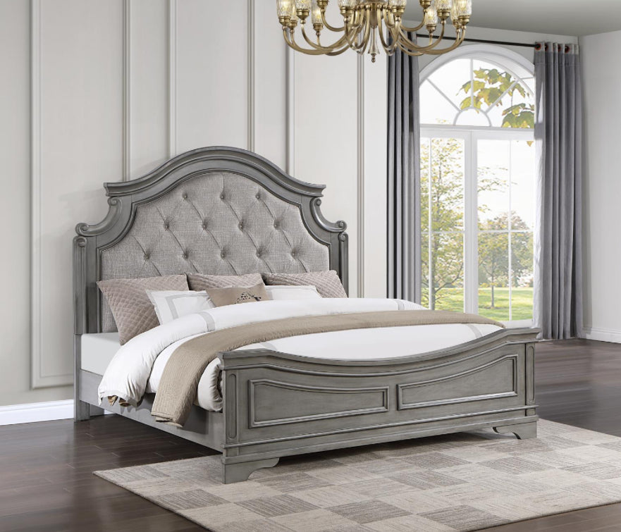 B453 - ANNALEE QUEEN BED FRAME - DRESSER - MIRROR-NIGHTSTAND