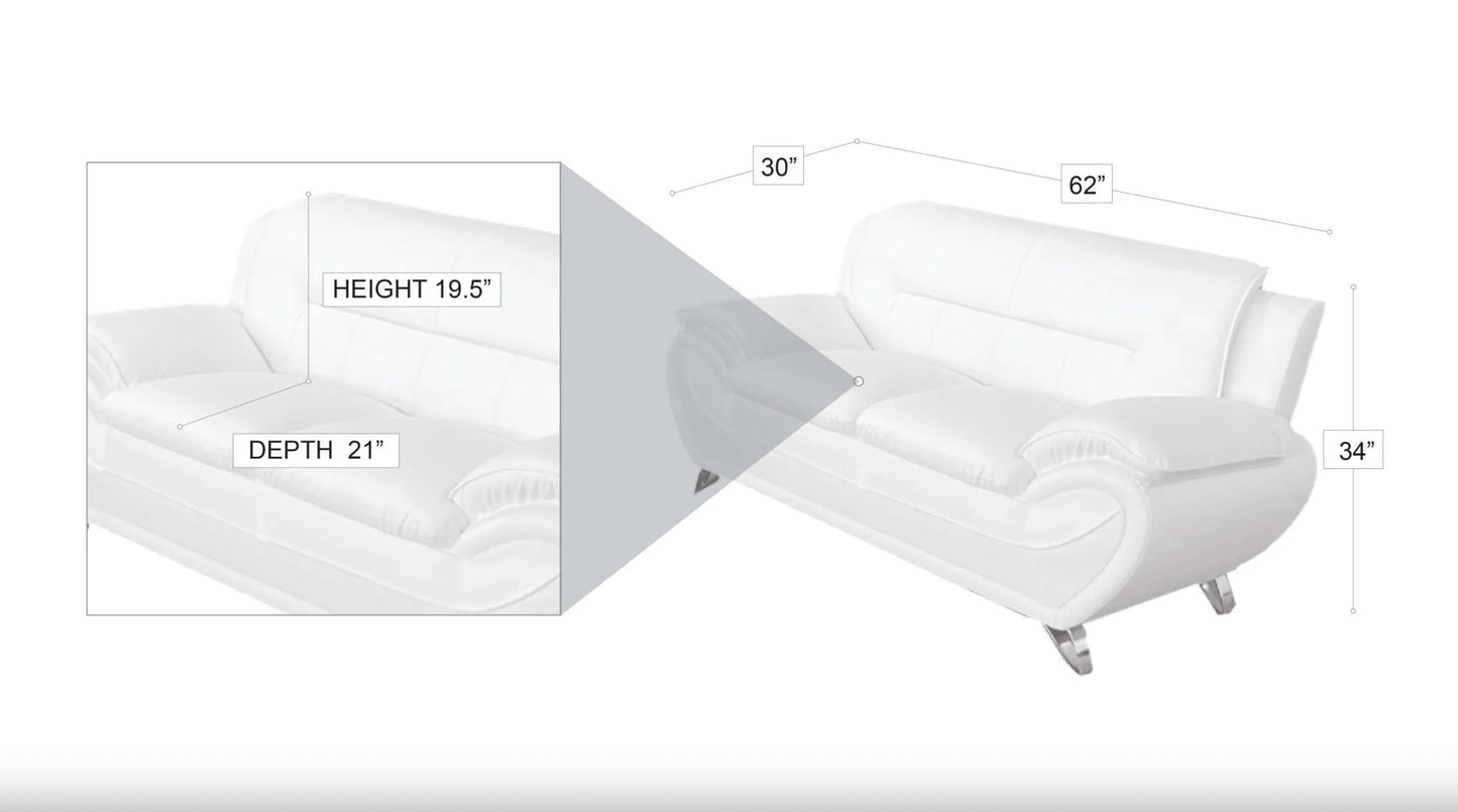 Venecia Sofa Set Grey. (SOFA AND LOVESEAT)