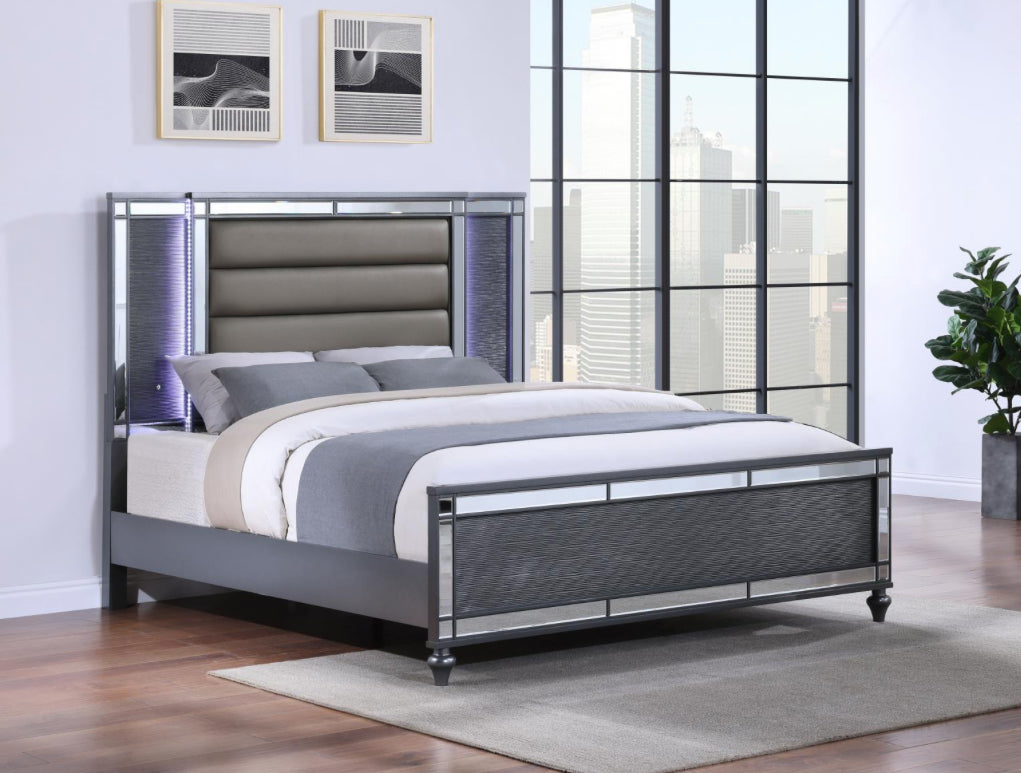 B223-QDM	QUEEN BED-DRESSER-MIRROR-NIGHTSTAND