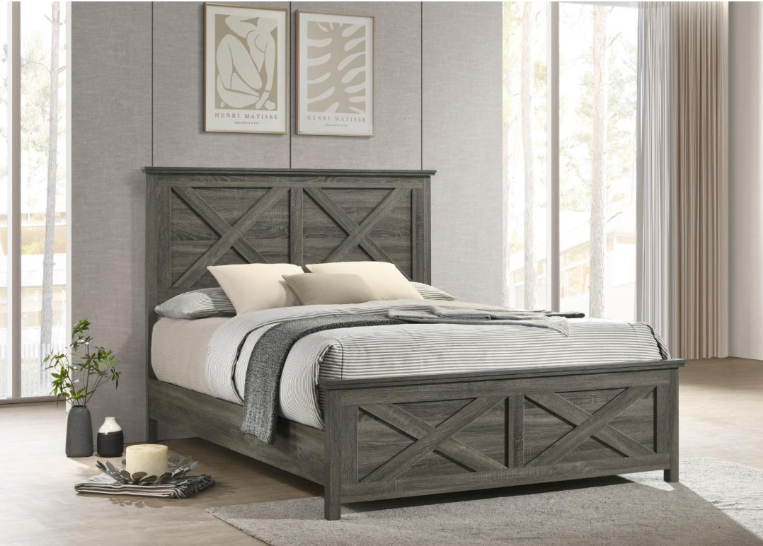 B522-QDM	QUEEN BED-DRESSER-MIRROR- nightstand