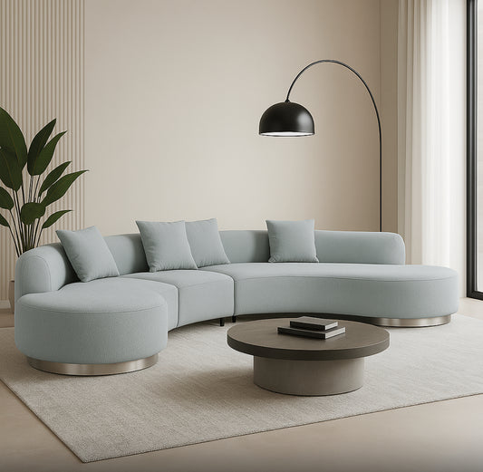 Brickell Contemporary Sofa Grey