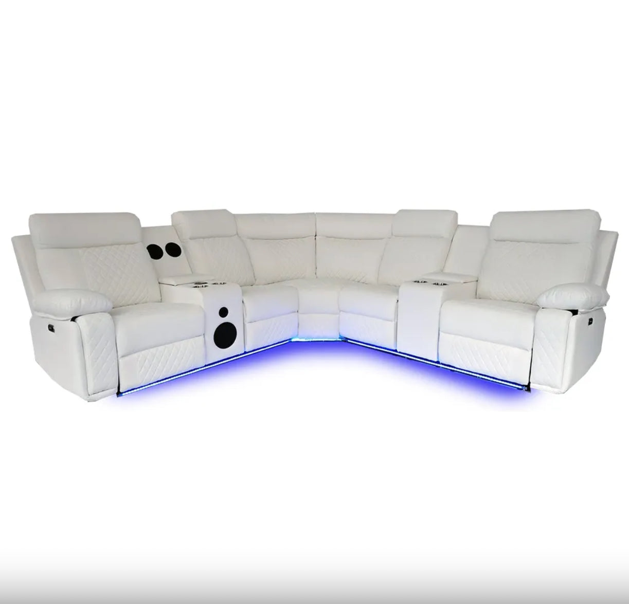 CHICAGO Power Sectional White or Black