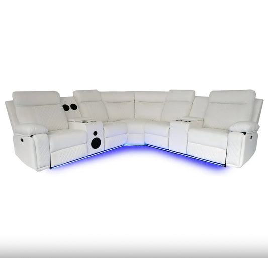 CHICAGO Power Sectional White or Black